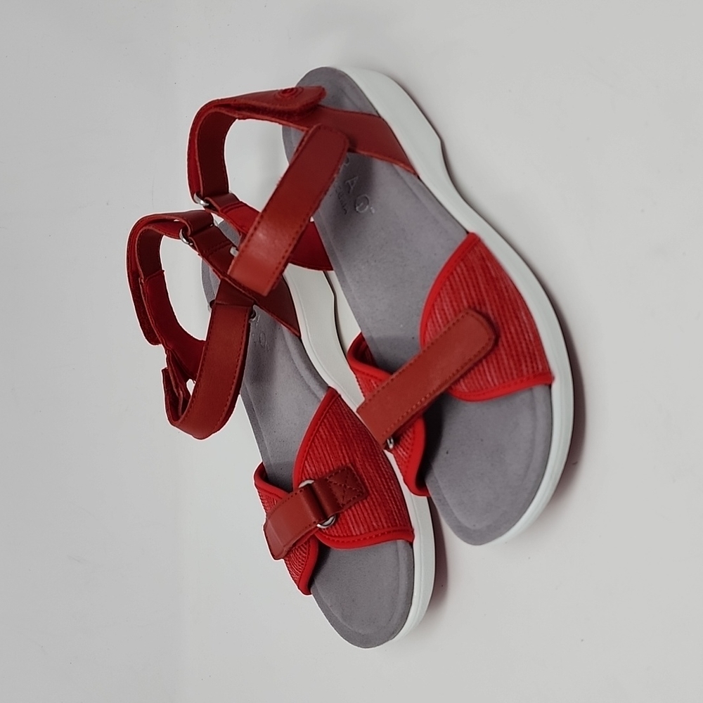 Traq By Alegria Qali 5608 Red Women's Sandals Size 36